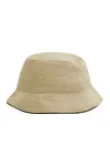 Fisherman Piping Hat Khaki / Black