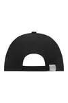 6-Panel Cap Laminated Black