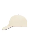 5 Panel Sandwich Cap Natural / Navy