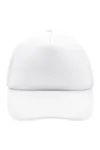 5-Panel Polyester Mesh Cap White