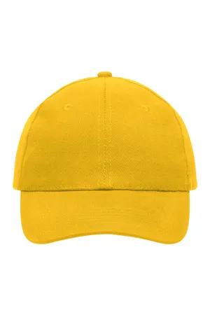 6 Panel Cap Heavy Cotton gold yellow