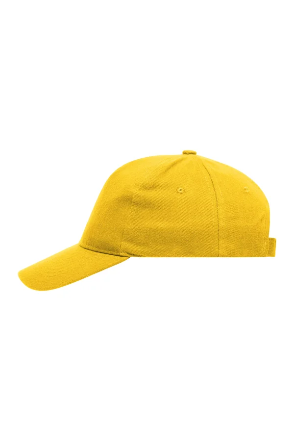 5 Panel Cap Heavy Cotton gold yellow