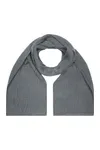 Knitted Scarf Dark Grey Melange