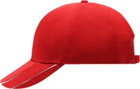 Gebürstete 6 Panel Groove Kappe