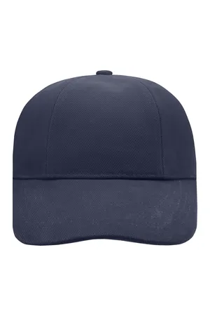 Turned 6 Panel Cap Laminated Navy