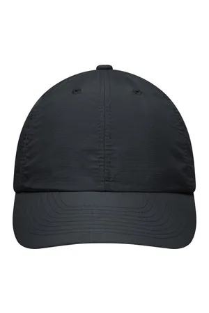 6 Panel Coolmax® Cap Black