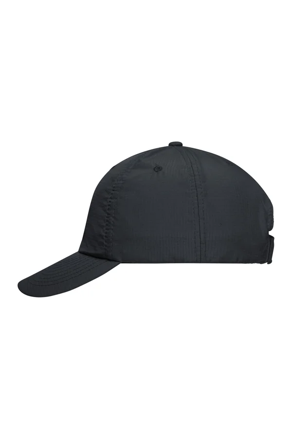 6 Panel Coolmax® Cap Black