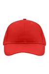 Brushed 6-Panel Cap Red