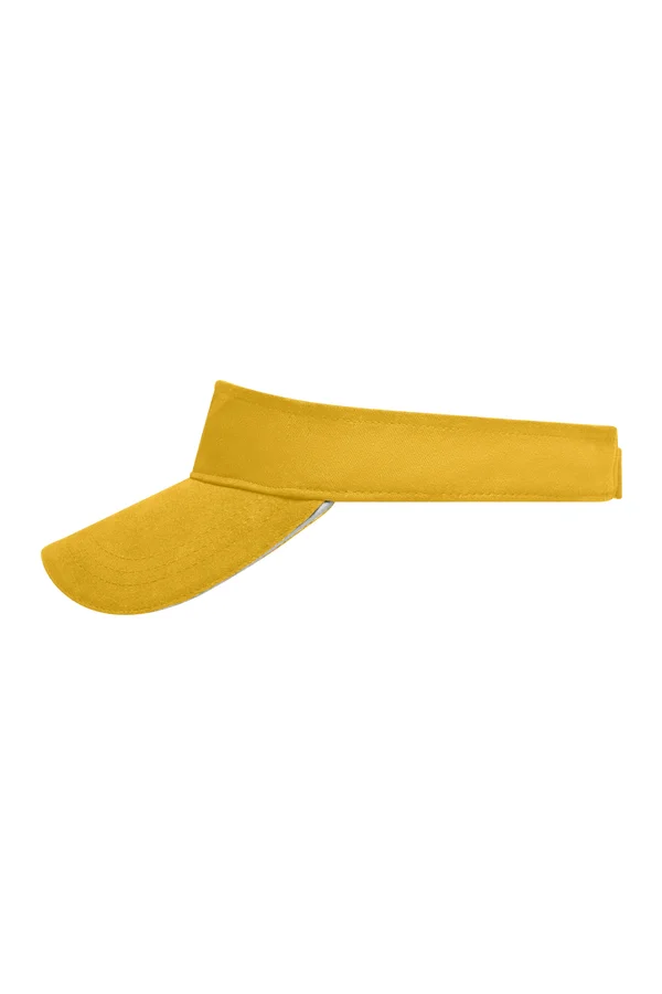 Sandwich Sunvisor gold yellow/white