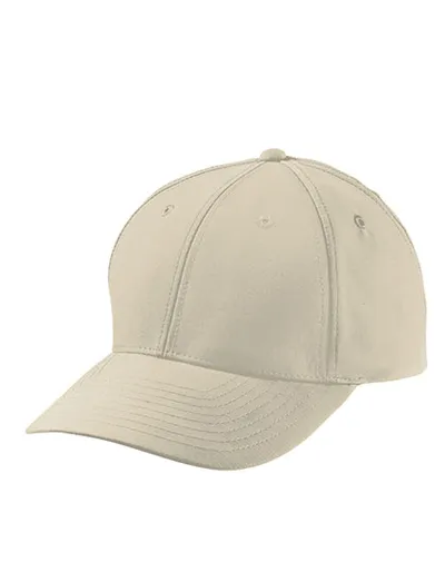 6-Panel Polyester Peach Cap