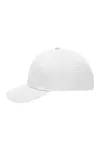 6-Panel Polyester Peach Cap White