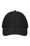 6 Panel Pack-a-Cap Black