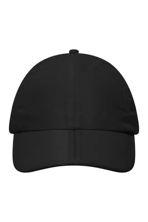6 Panel Pack-a-Cap Black