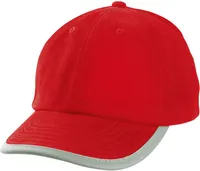 Kinder 6 Panel Kappe mit Reflektor Paspel