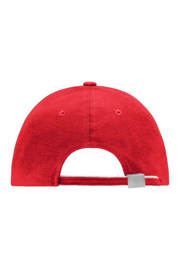 6 Panel Double Sandwich Cap red / white / navy