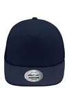 5 Panel Flat Peak Cap Navy / Navy