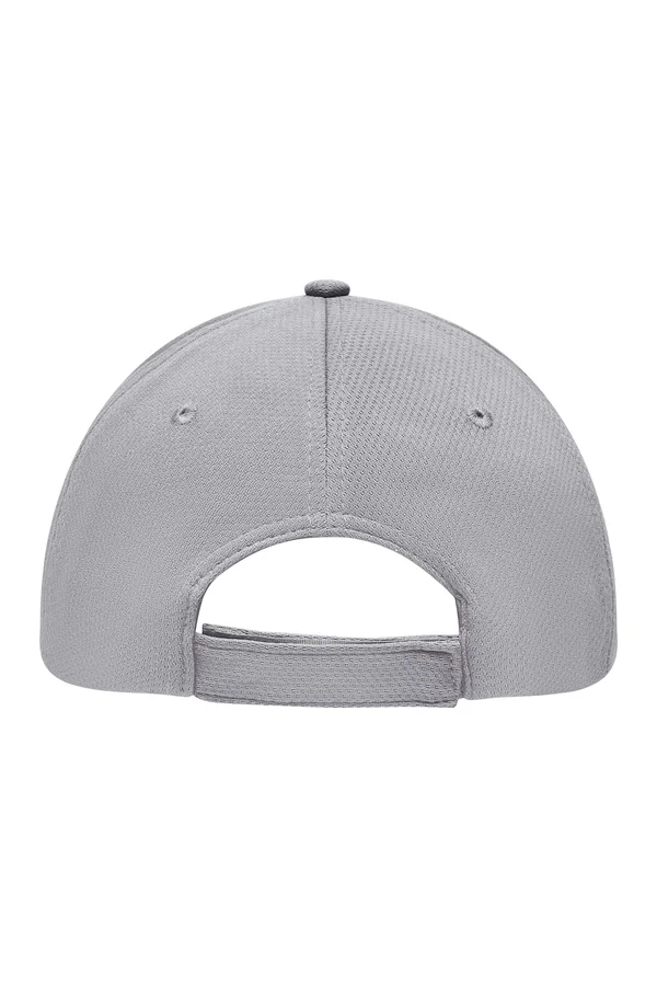 6 Panel Sport Mesh Cap Grey
