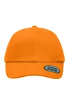 6 Panel Kappe Orange
