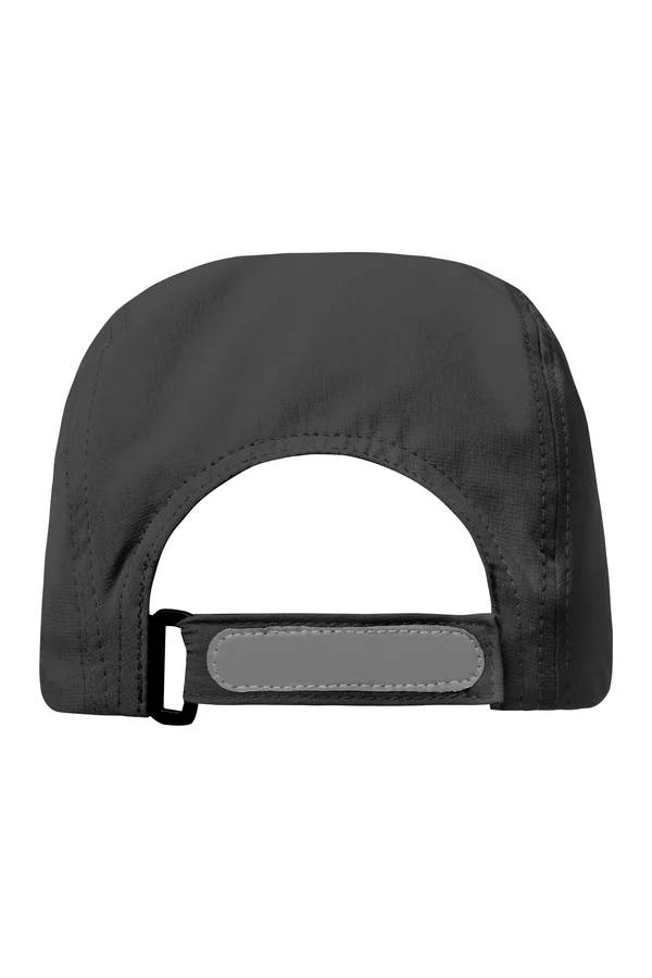 3 Panel Cap Black