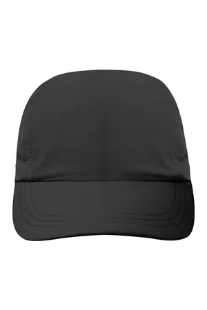3 Panel Cap Black