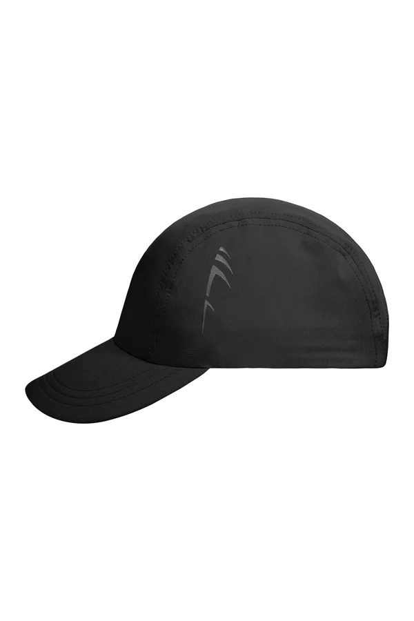 3 Panel Cap Black