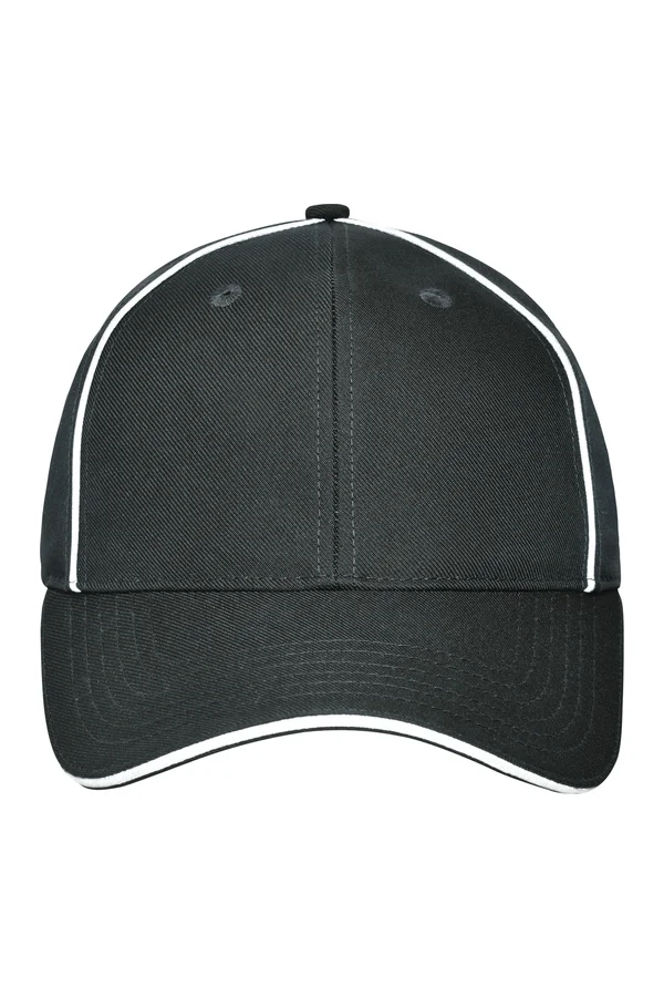 6 Panel Workwear Cap - SOLID - Carbon