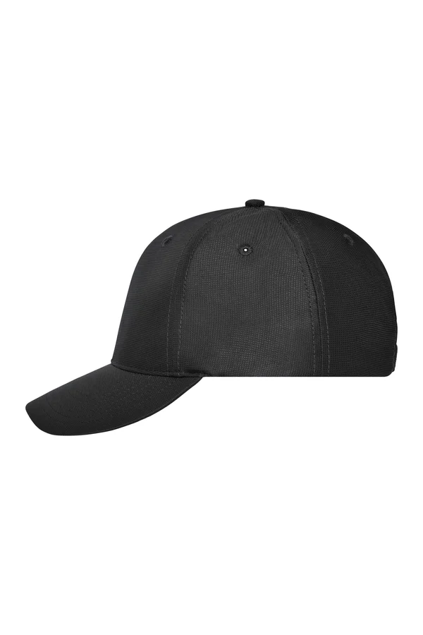 6 Panel Workwear Cap - COLOR - Black