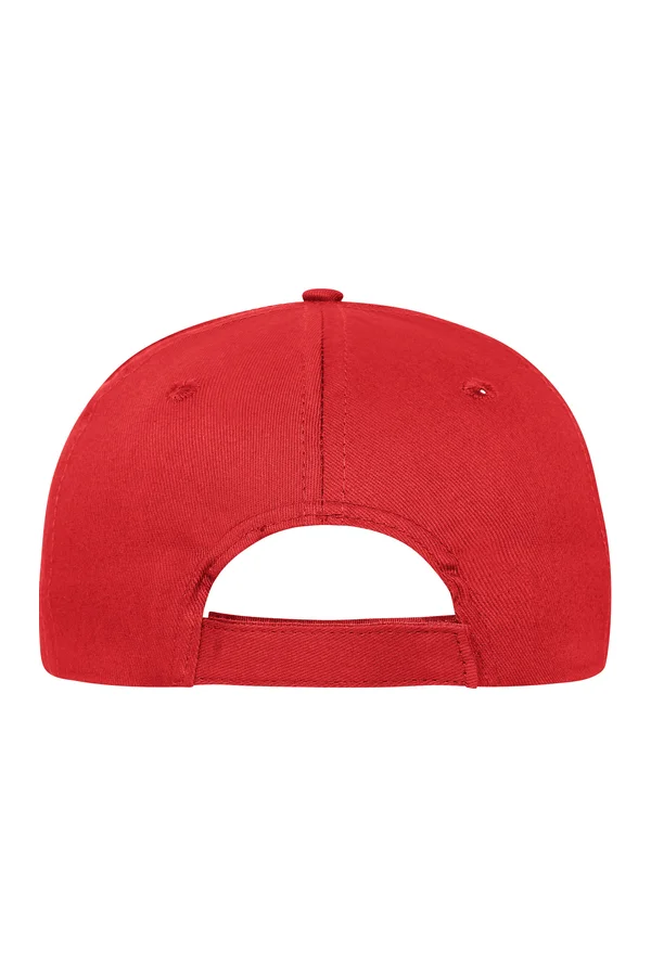 6 Panel Cap Bio Cotton Red