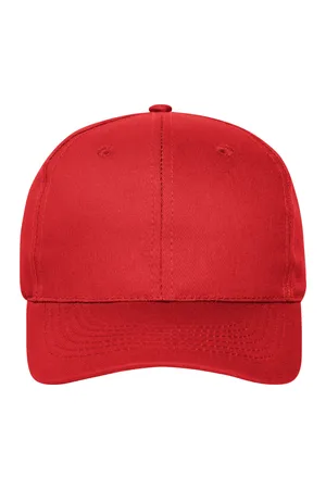 6 Panel Cap Bio Cotton Red