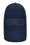 6 Panel Cap with Neck Guard Navy