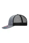 6 Panel Mesh Cap Mélange grey melange/black