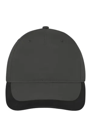 5 Panel Sport Kappe Dark Grey / Black