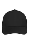 6 Panel Mesh Kappe Black / Black
