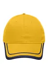 6 Panel Piping Kappe gold yellow/navy
