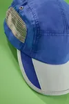 5 Panel Microfaser Sport Kappe royal/light grey