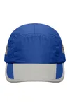 5 Panel Microfaser Sport Kappe royal/light grey