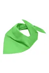 Triangular Scarf Lime Green