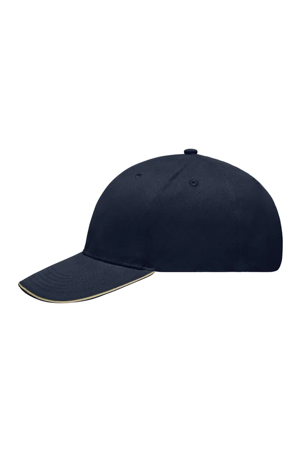Light Brushed Sandwich Cap Navy / Beige