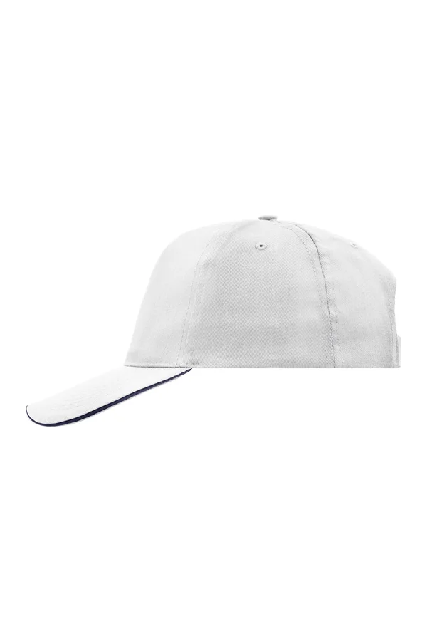 5 Panel Promo Sandwich Cap White / Navy