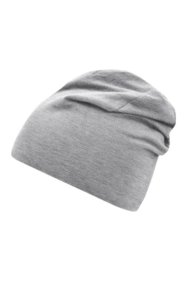 Jersey Beanie Grey Melange