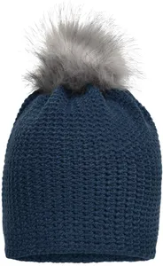 Häkelmütze mit Pompon