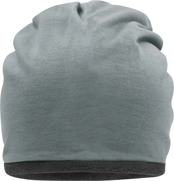 Jersey Beanie mit Fleecefutter