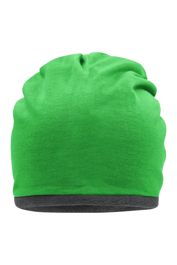 Fleece Beanie fern green/carbon