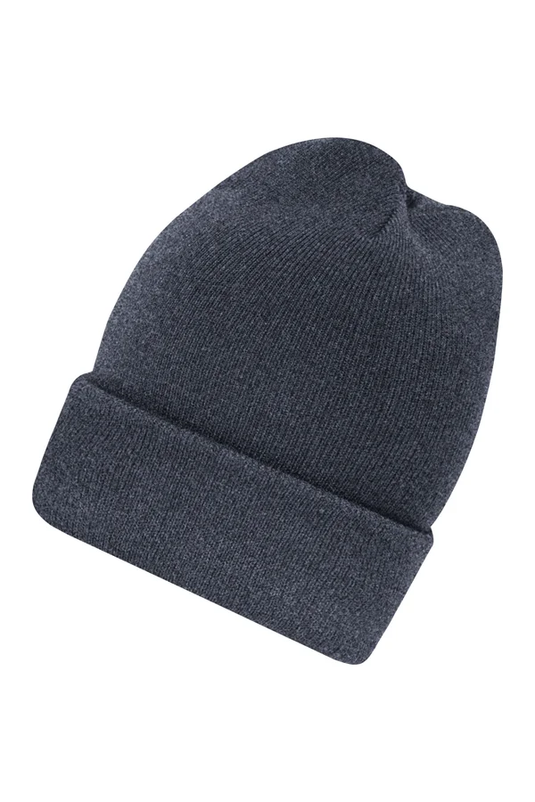 High Brim Beanie Grey Melange