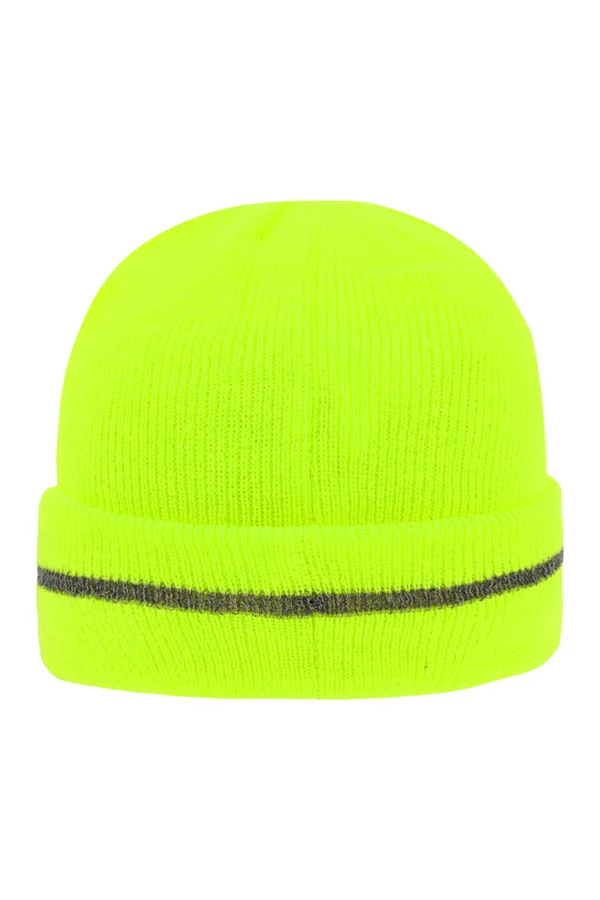 Reflective Beanie bright yellow/silver