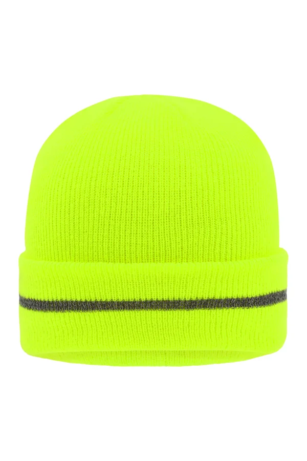 Reflective Beanie bright yellow/silver
