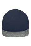 Reversible Beanie Navy / Grey Heather