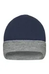 Reversible Beanie Navy / Grey Heather