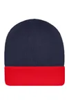 Knitted Cap Navy / Red