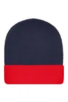 Knitted Cap Navy / Red